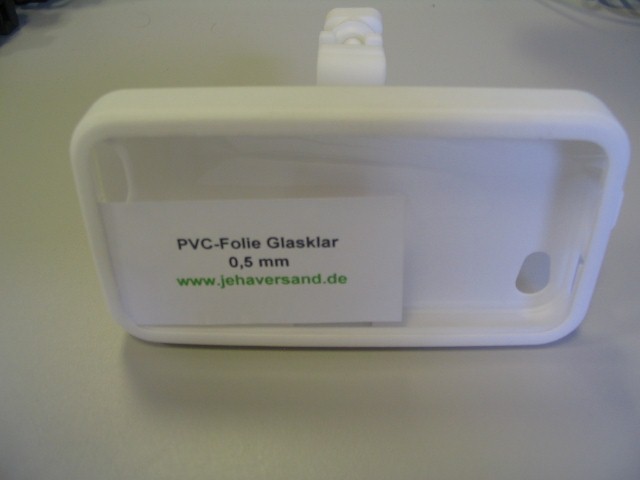 iPhone 3 bike mount pvc foil inside cover